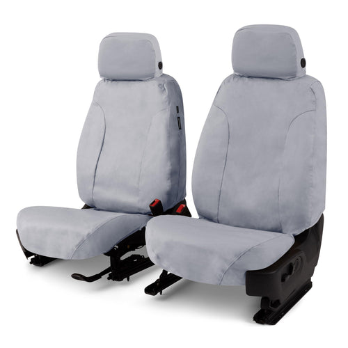 Covercraft Custom Seat Covers Polycotton | Fits 2024-2025 Ford Ranger (Excludes Raptor) | 1st Row Bucket Seats, Grey