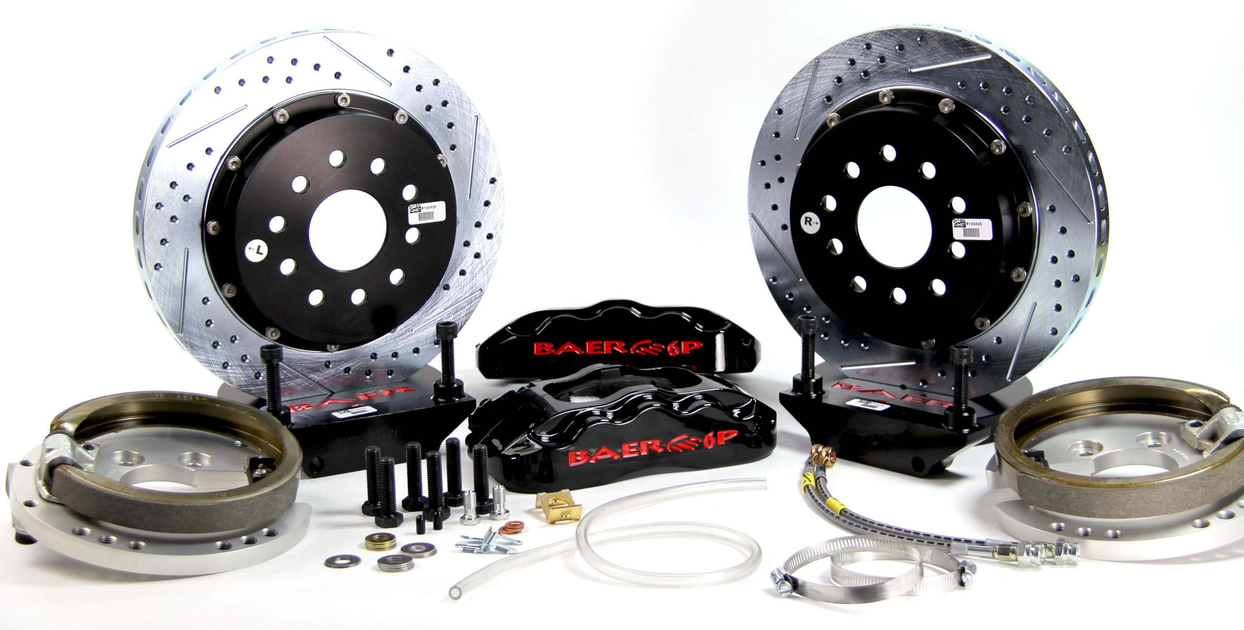 BAER BRAKES Brake System 4302482B-BKCZ (14" Rear Pro+ w/Park Brake Black 93-02 GM F Body), 1 Pack
