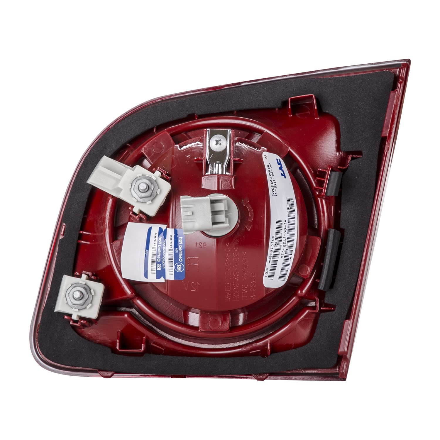 Left TYC Tail Light Assembly Compatible with 2008-2012 Chevrolet Malibu