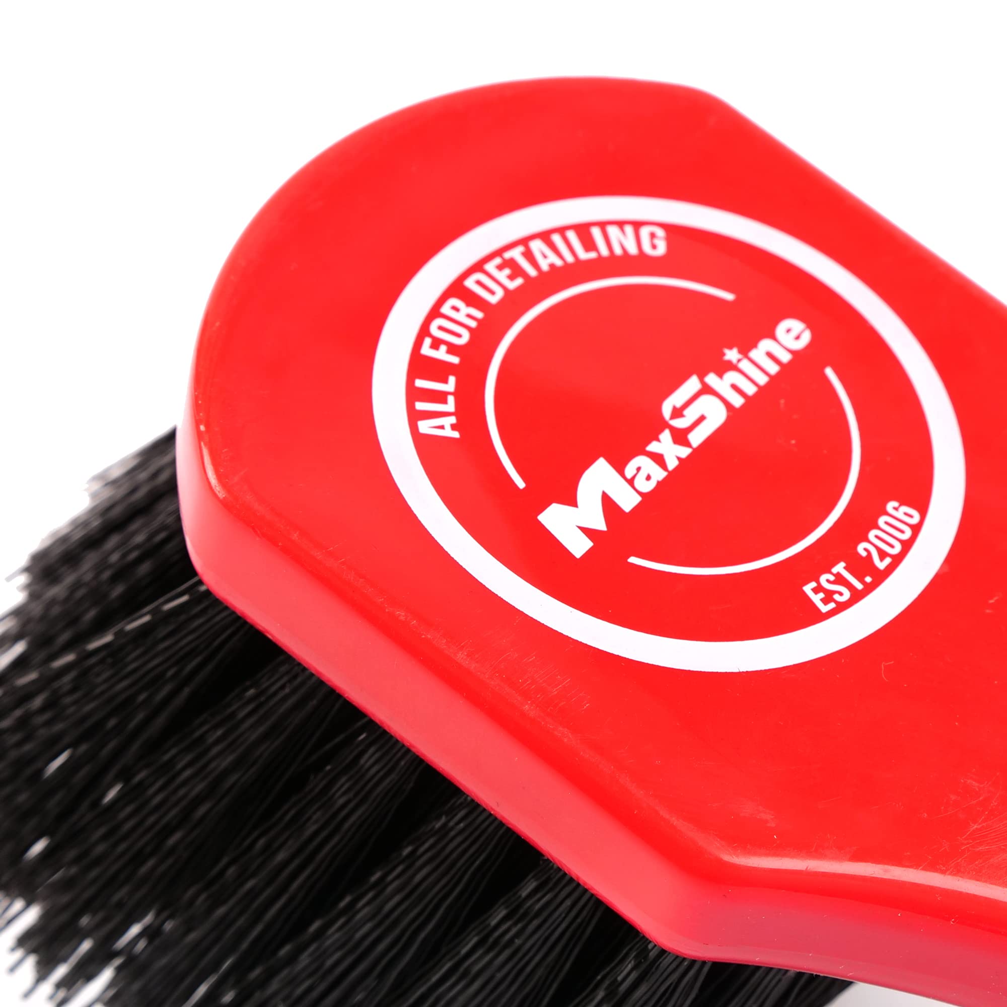 Maxshine Heavy-Duty Universal Wheel & Carpet Cleaning Brush – Ultimate Scrubber for Carpets, Upholstery, Floor Mats & More – Removes Dirt & Stains – Auto & Home Detailing Accessory