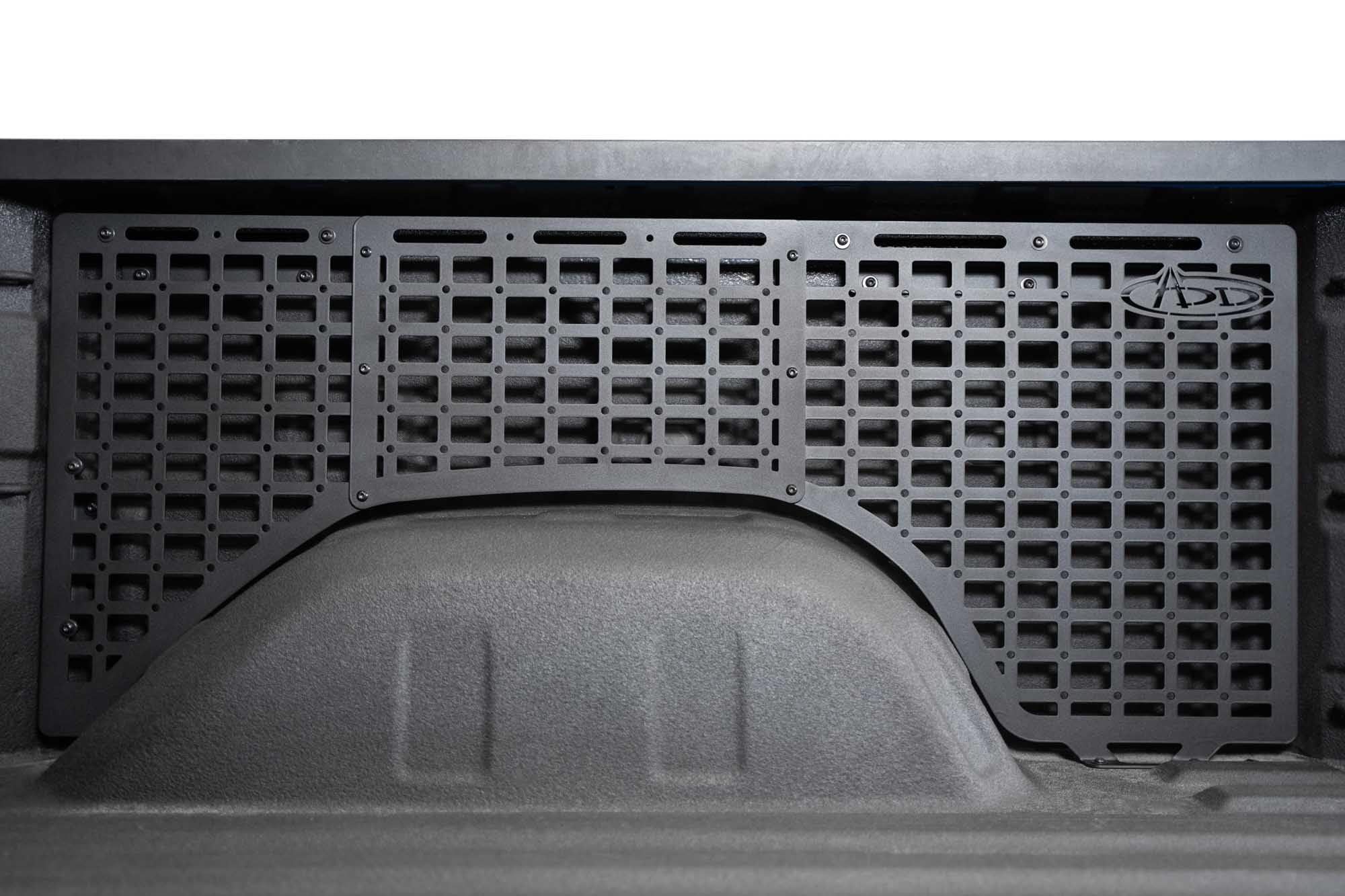 Molle Panels Bed Side for the 2019-2024 Chevy Silverado 1500/GMC Sierra 1500 | Molle Pattern Offers Diverse Mounting Solutions | Made in The USA | Addictive Desert Designs (Passenger Side Full Kit)