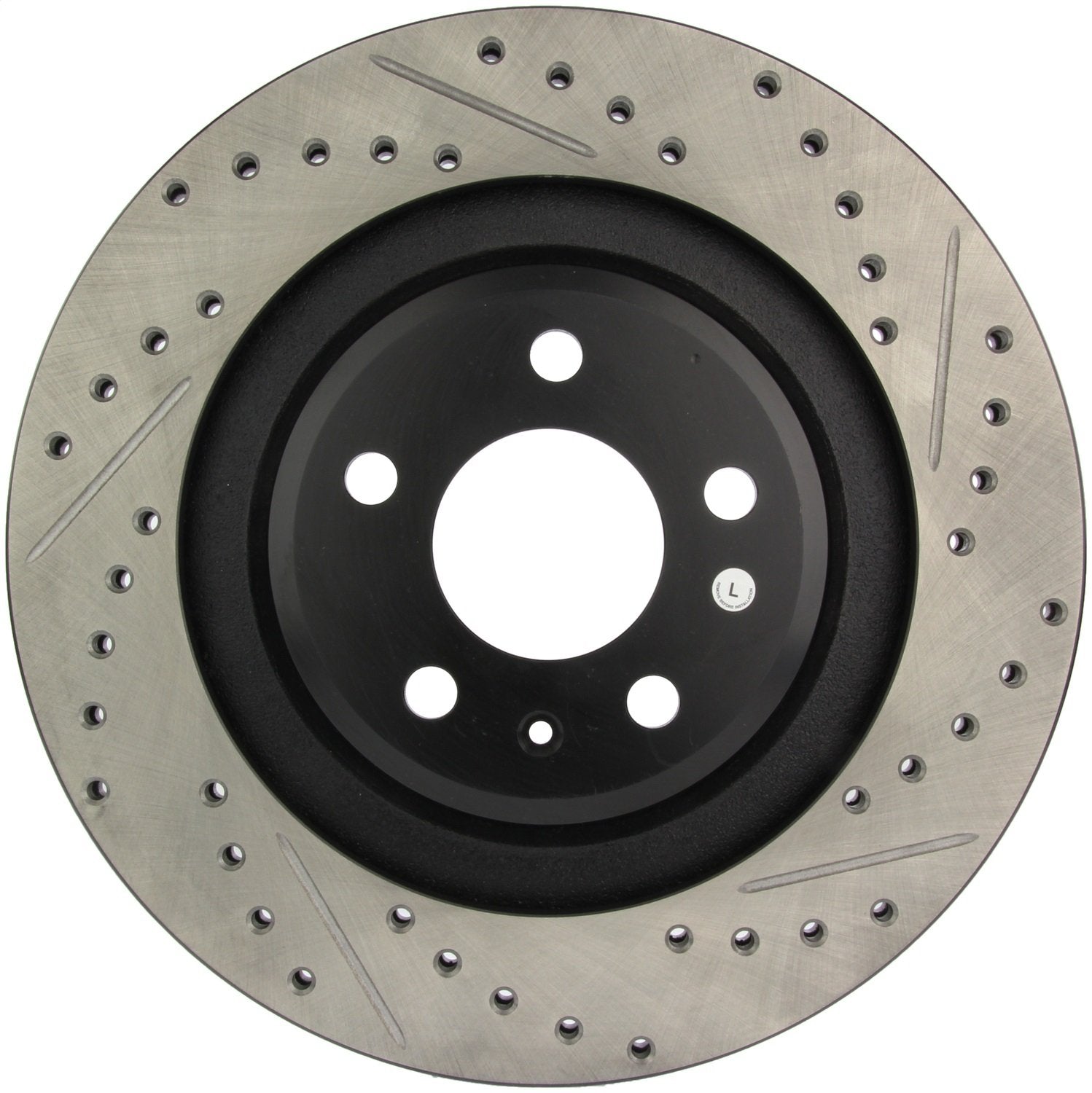 Sport Drilled/Slotted Brake Rotor StopTech 127.33125L (Rear Left), 1 Pack