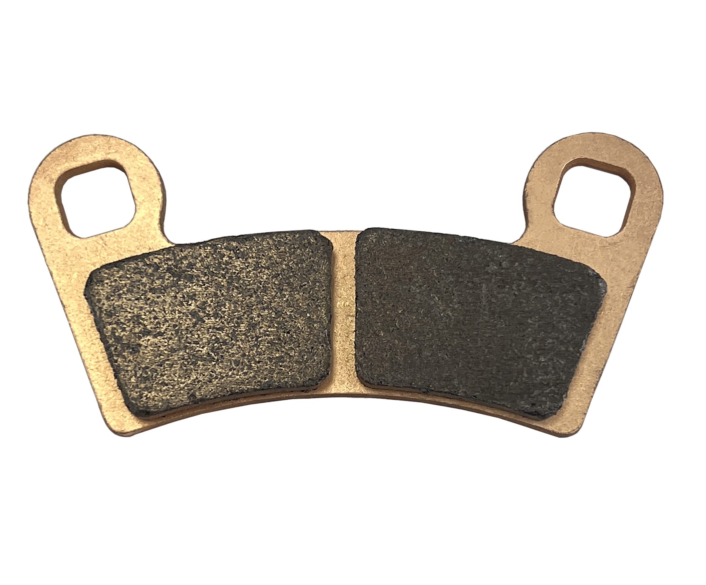 Demon Powersports Sintered Brake Pads Front Left/Right, Rear Left/Right for Polaris RZR/Outlaw, Density Sintered Metallic Material Better Grip, Reduced Brake Fade (See Fitment Details in Description)