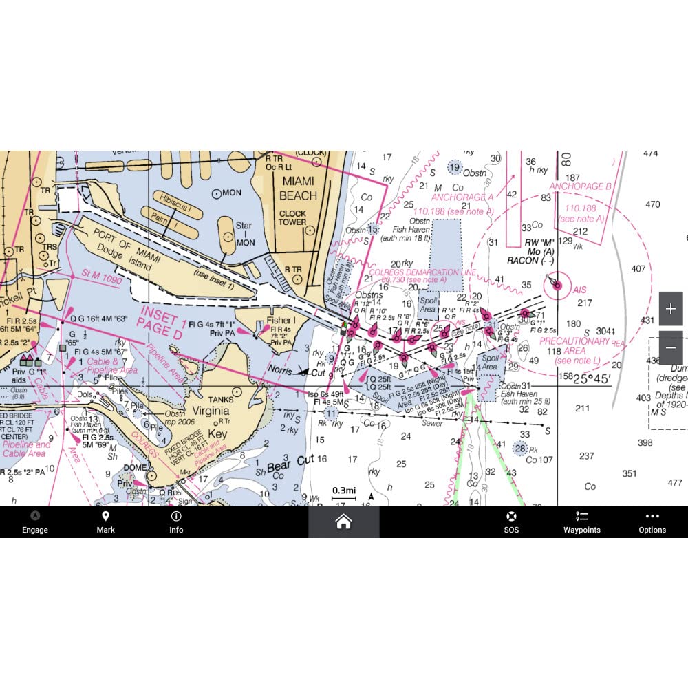 Garmin Navionics Vision+ 010-C1289-00 microSD and 1-Year Subscription - US North Lakes, Rivers, and Coastal Marine Charts