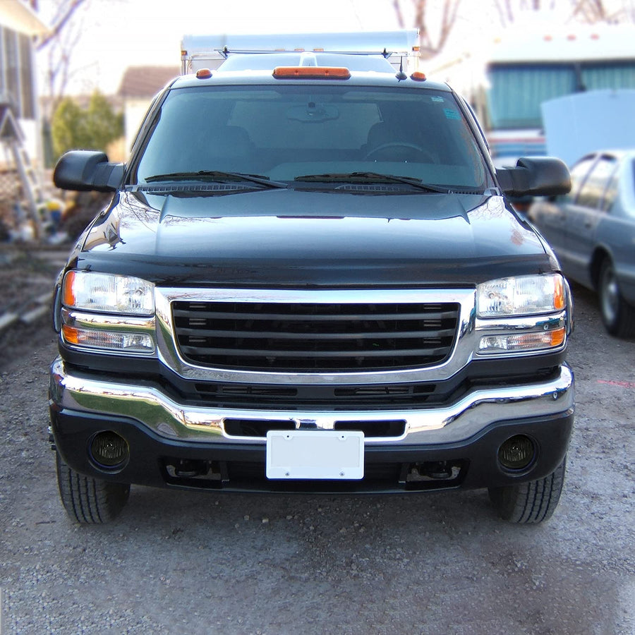 Fog Lights Spec-D Tuning Smoke Bumper Lamps Compatible with GMC Sierra 1500 2500HD 3500 2003-2006 L+R Pair Assembly