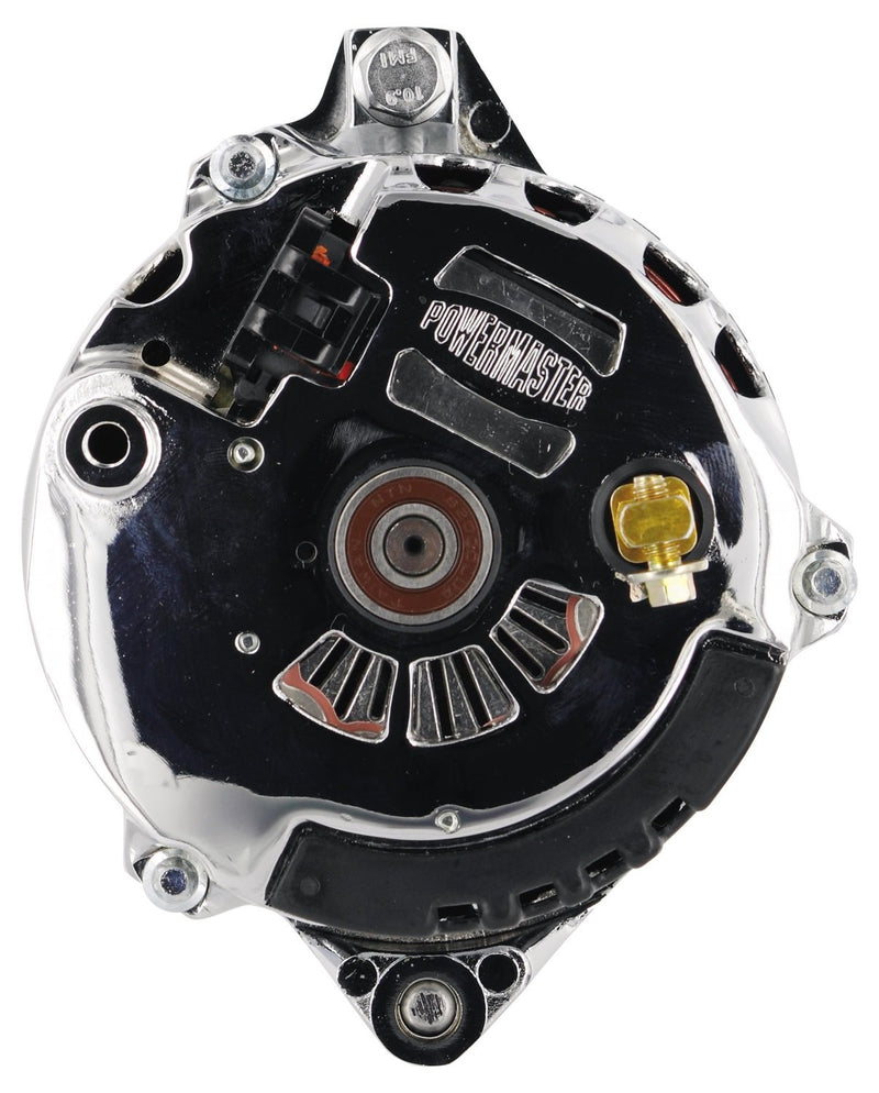 GM CS130 Powermaster 378011 Alternator 140Ampwith 1v Pulley Chrome, 1 Pack