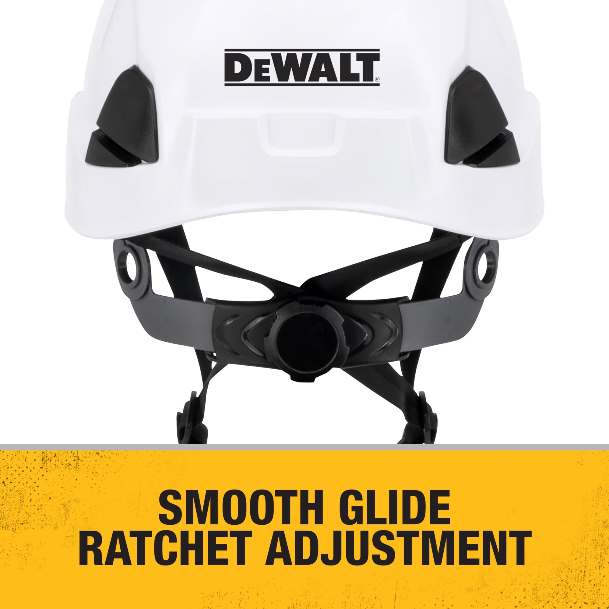Type II DEWALT DPG22V White Class C 4-Point Ratcheting Vented Safety Helmet