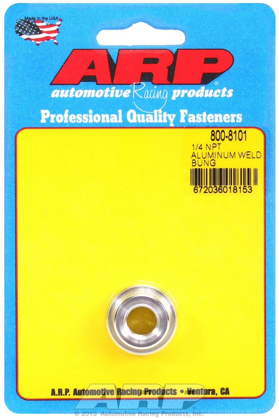 Weld Bung, ARP (800-8101) Aluminum