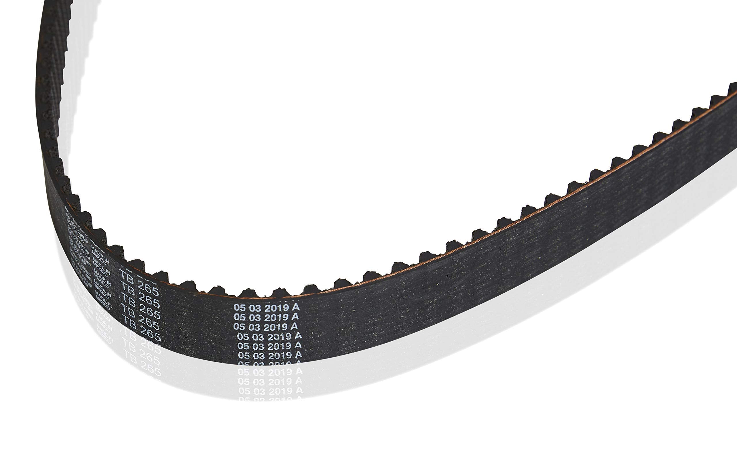 Cloyes Engine Timing Belt B265, Compatible with Chrysler, Dodge, Jeep, Plymouth, Manufactured & Validated to OEM Standards Black