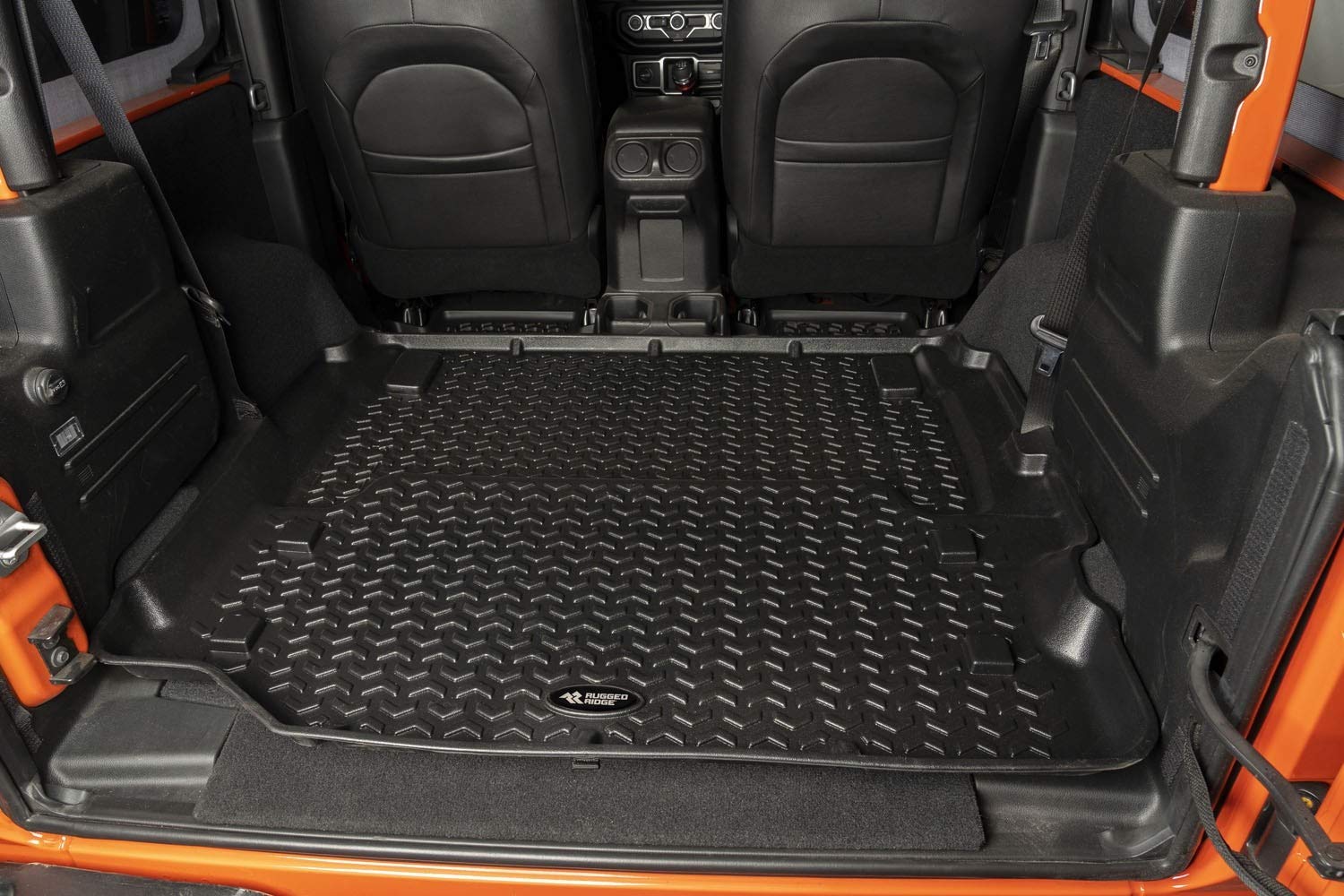 All-Terrain Rugged Ridge Cargo Liner for Jeep Wrangler JL | Black | 12975.51 | Fits 2018-2025 Jeep Wrangler JL 2-Door