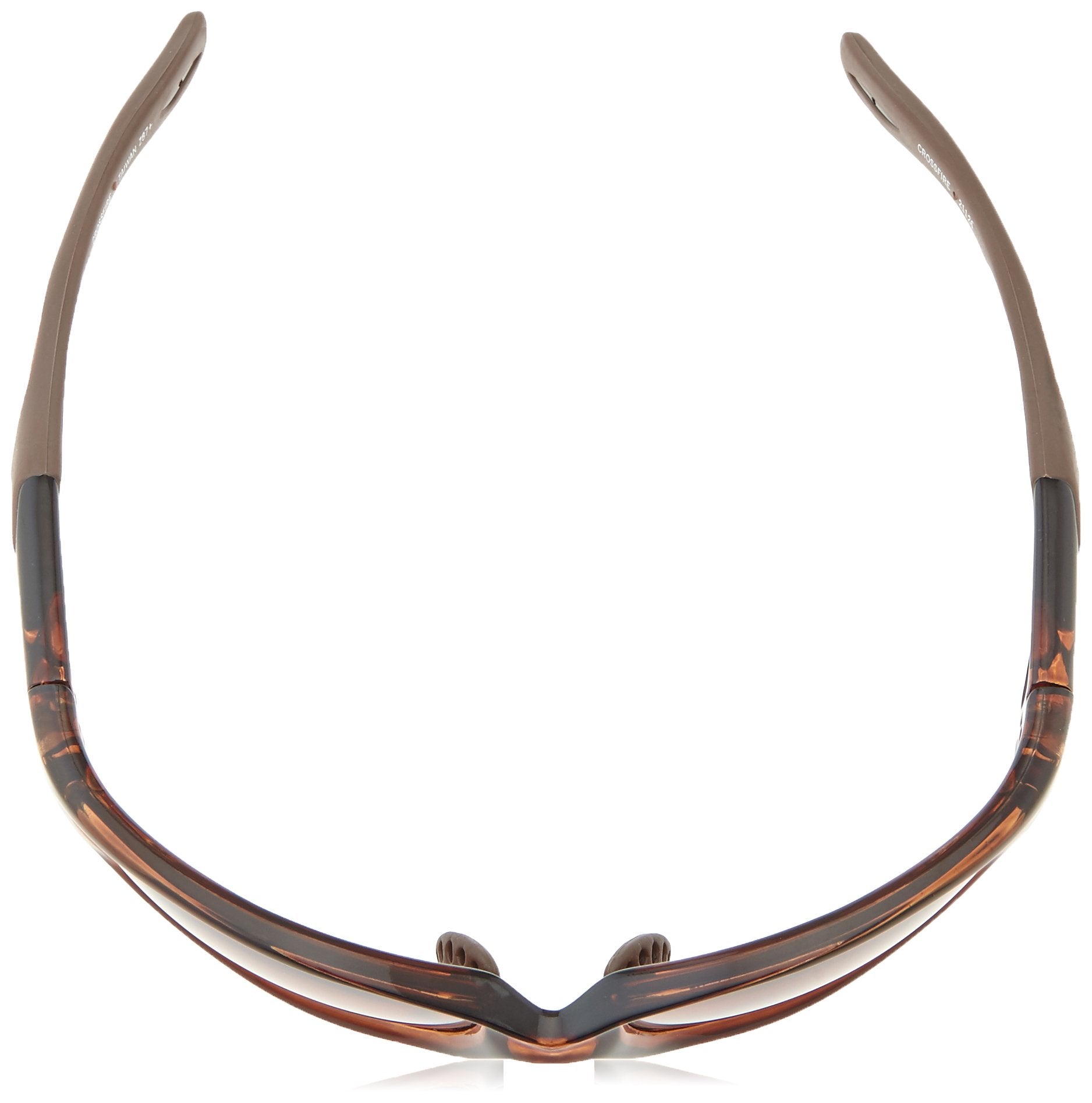 Infinity Crossfire 21126 Premium Safety Glasses, HD Brown Polarized Lens - Crystal Brown Frame, Regular