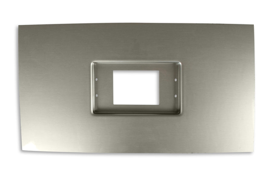Brushed Aluminum Holley EFI 553-357 Dash Panel