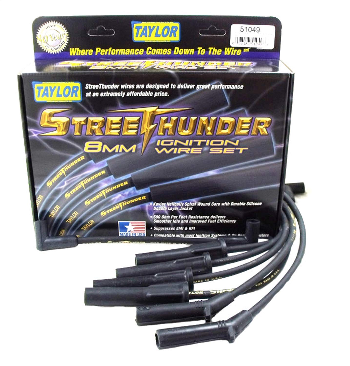 Ignition Wire Set Taylor Cable 51049, 1 Pack