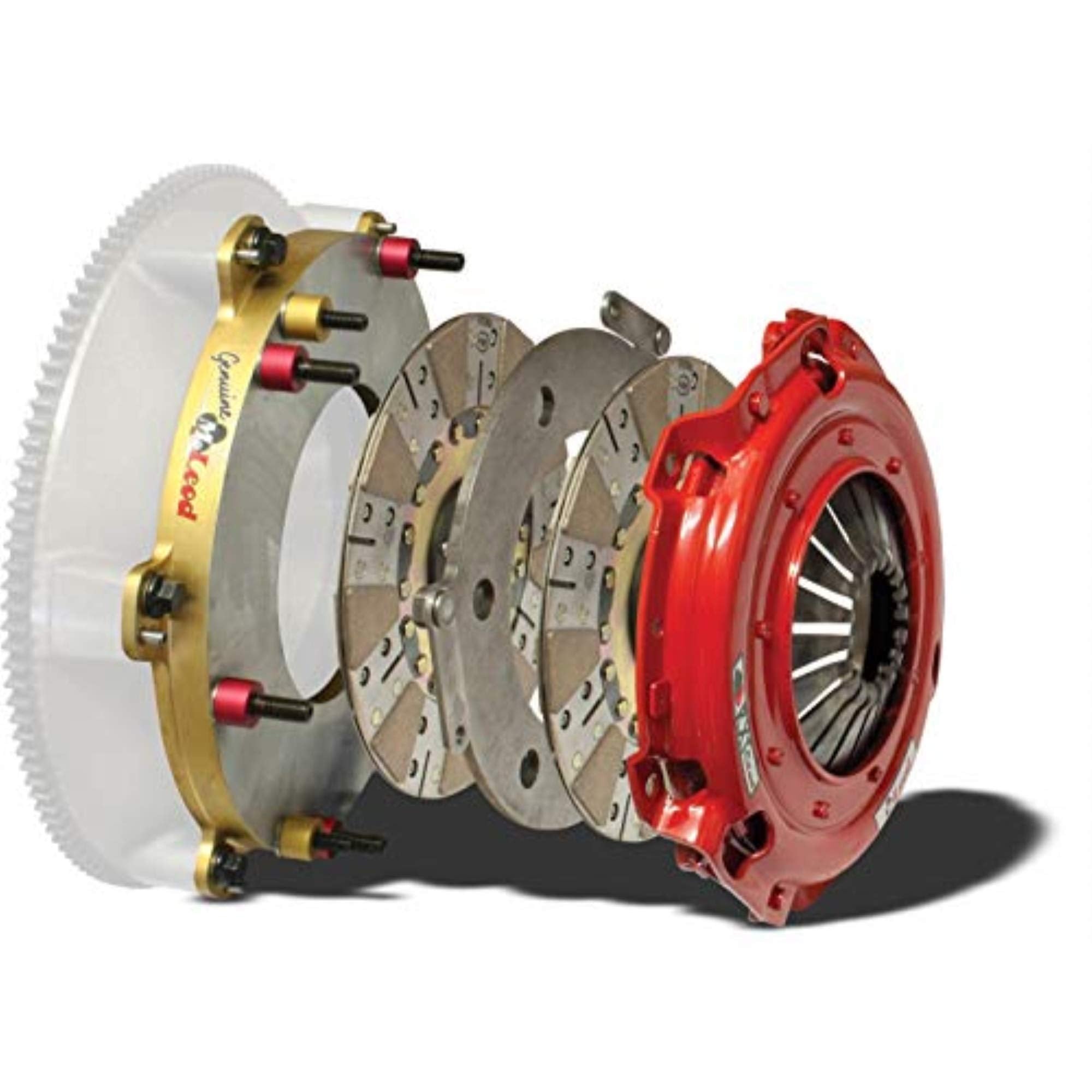 RXT HD McLeod Twin Ford 8 Bolt Modular 4.6L/5.0L/5.4L 1-1/8 x 26 Spline Ceramic Facing w/Aluminum FW (6335807HD)