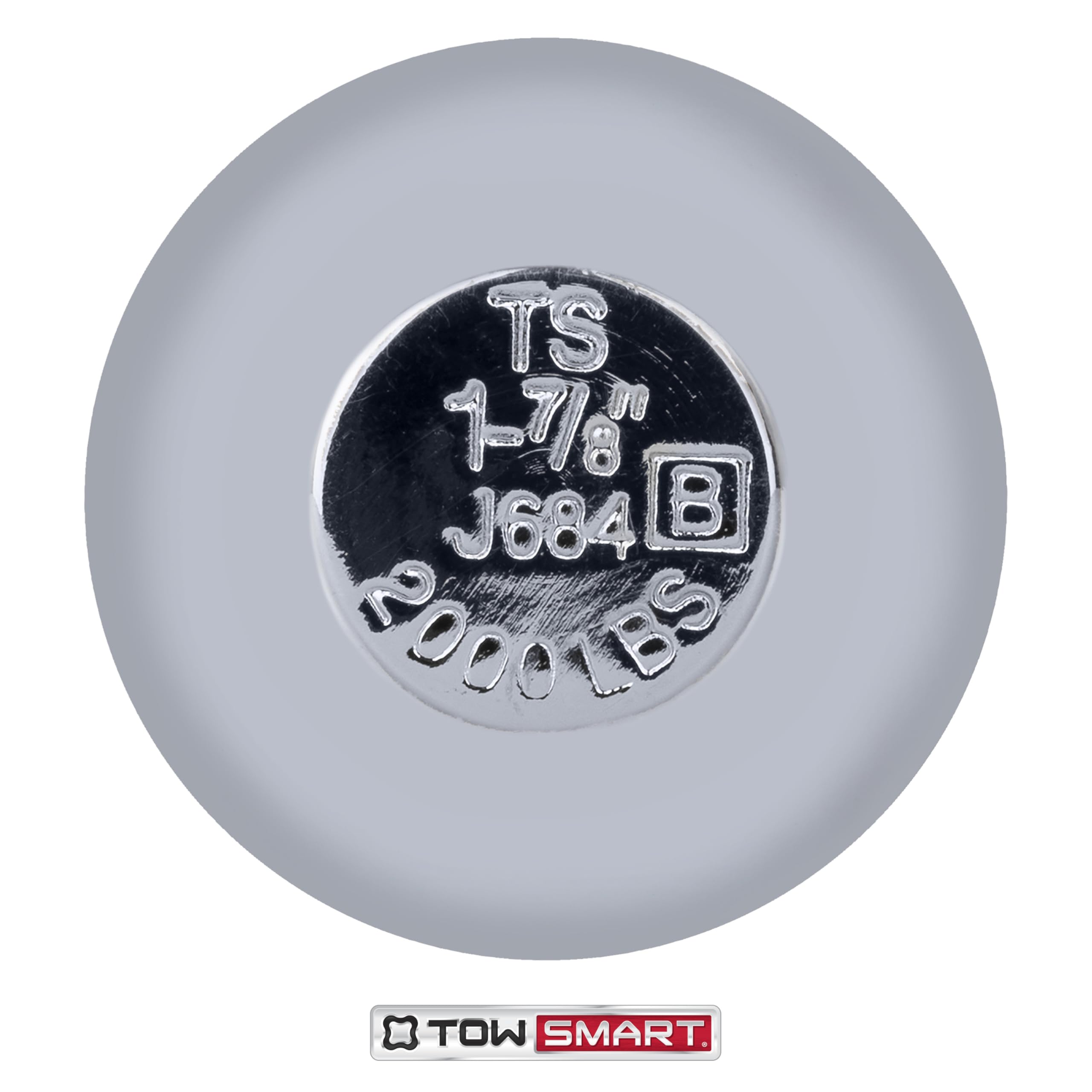Chrome TOWSMART Class I Trailer Hitch Ball, 2,000 lb., 1-7/8 in. Ball Diameter, 1 in. x 3 in. Shank
