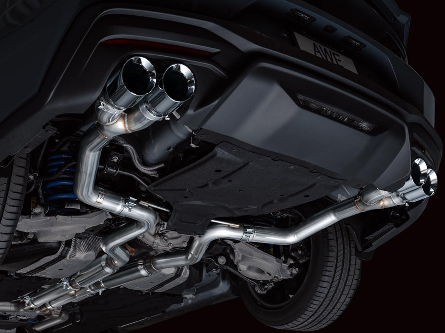 Quad Tip AWE GT Exhaust Suite for S650 Ford Mustang