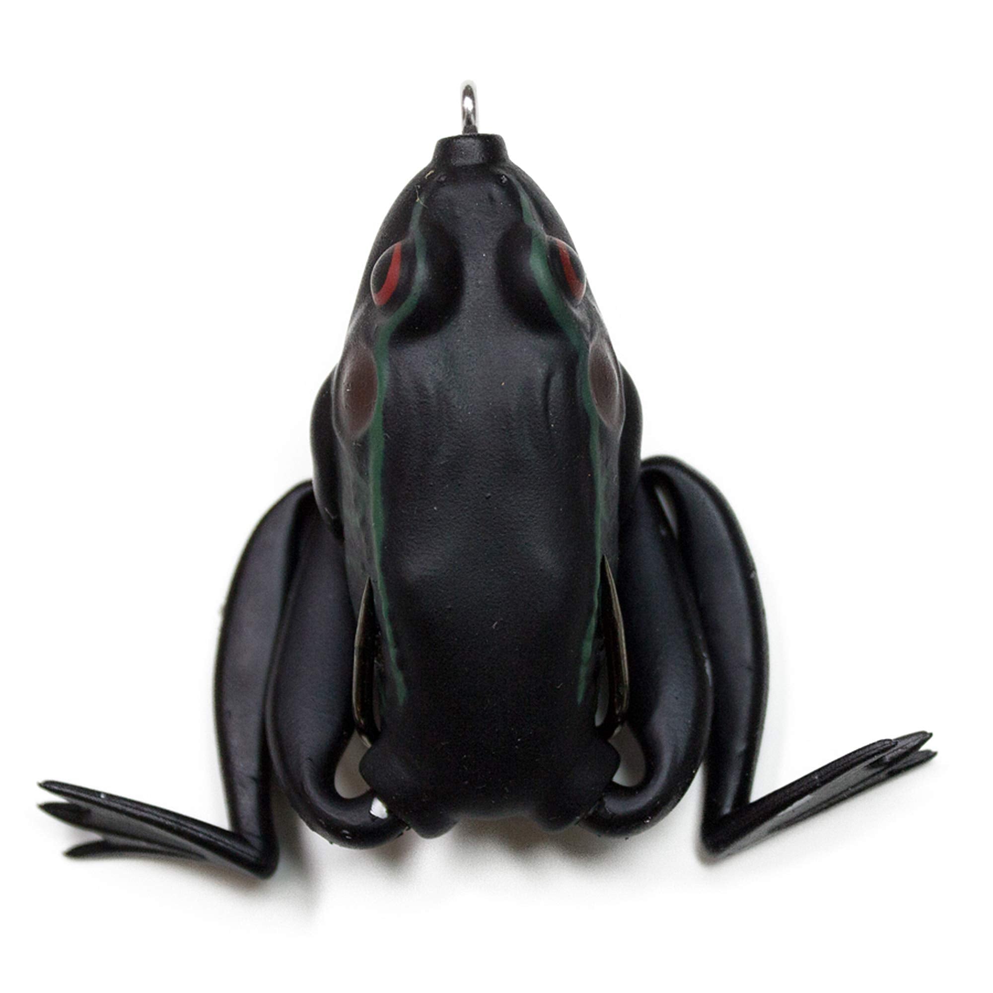 Lunkerhunt Texas Toad Lunker Frog – Fishing Lure with Realistic Design, Legs Extend and Retract in Use, Great for Bass and Pike, Freshwater Lure with Hollow Body, Weighs ½ oz, 2.25” Length