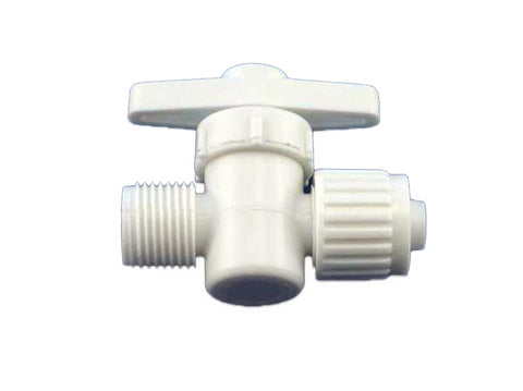 Plastic Flair-It Straight Stop Valve, 0.5" Size 16889