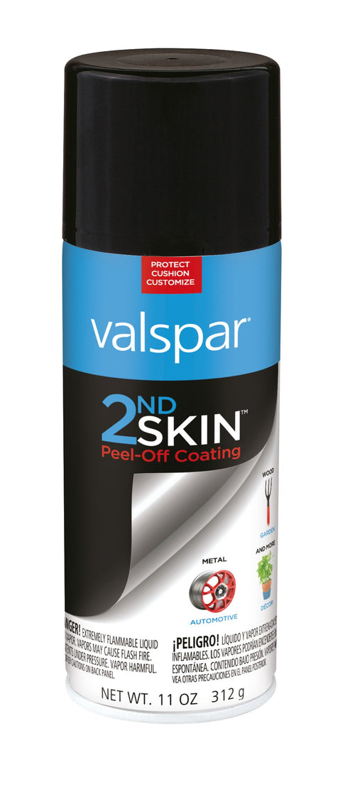2nd Skin Valspar Black Peel-Off Rubber Coating - 11 oz.