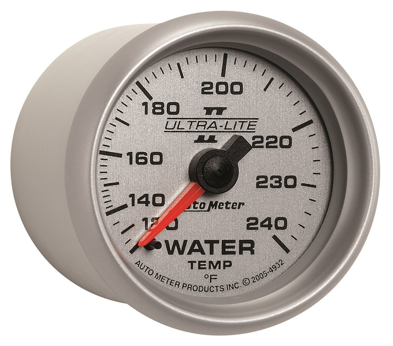 Auto Meter Ultra-Lite II 2-1/16" 120-240 Degree F Mechanical Water Temperature Gauge 4932