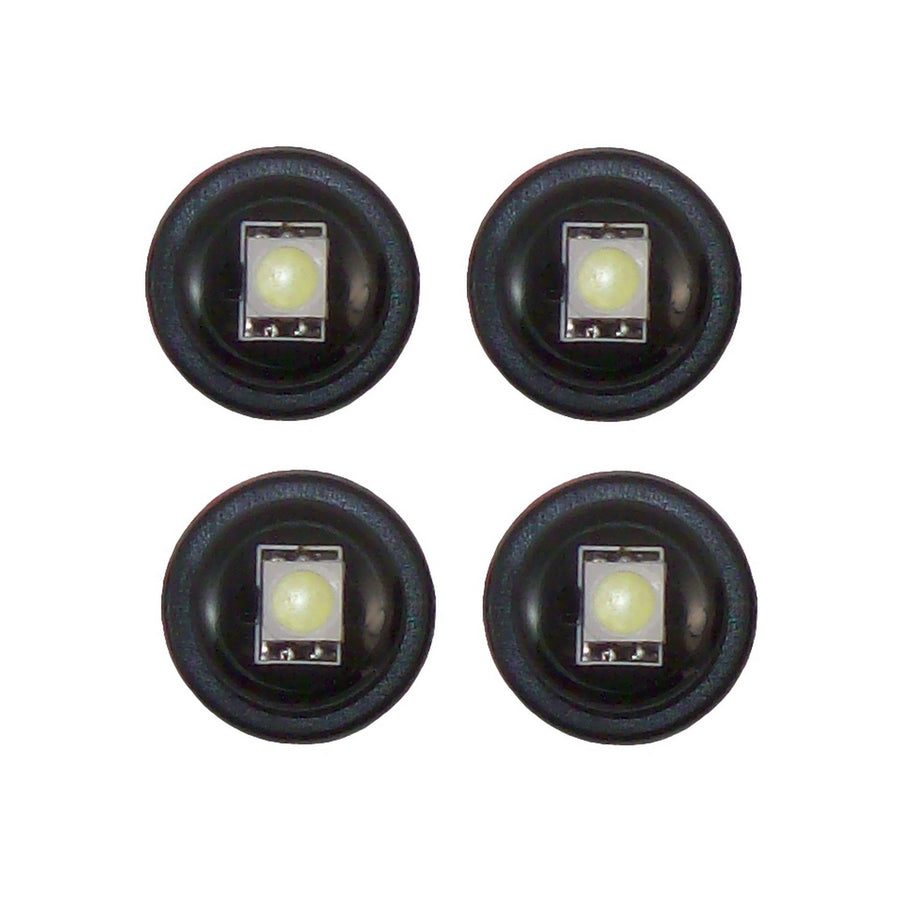 EVO Formance CIPA 93187 Ultra-Mini LED Lightning Strobes - Ultra White - Pack of 4, x-large
