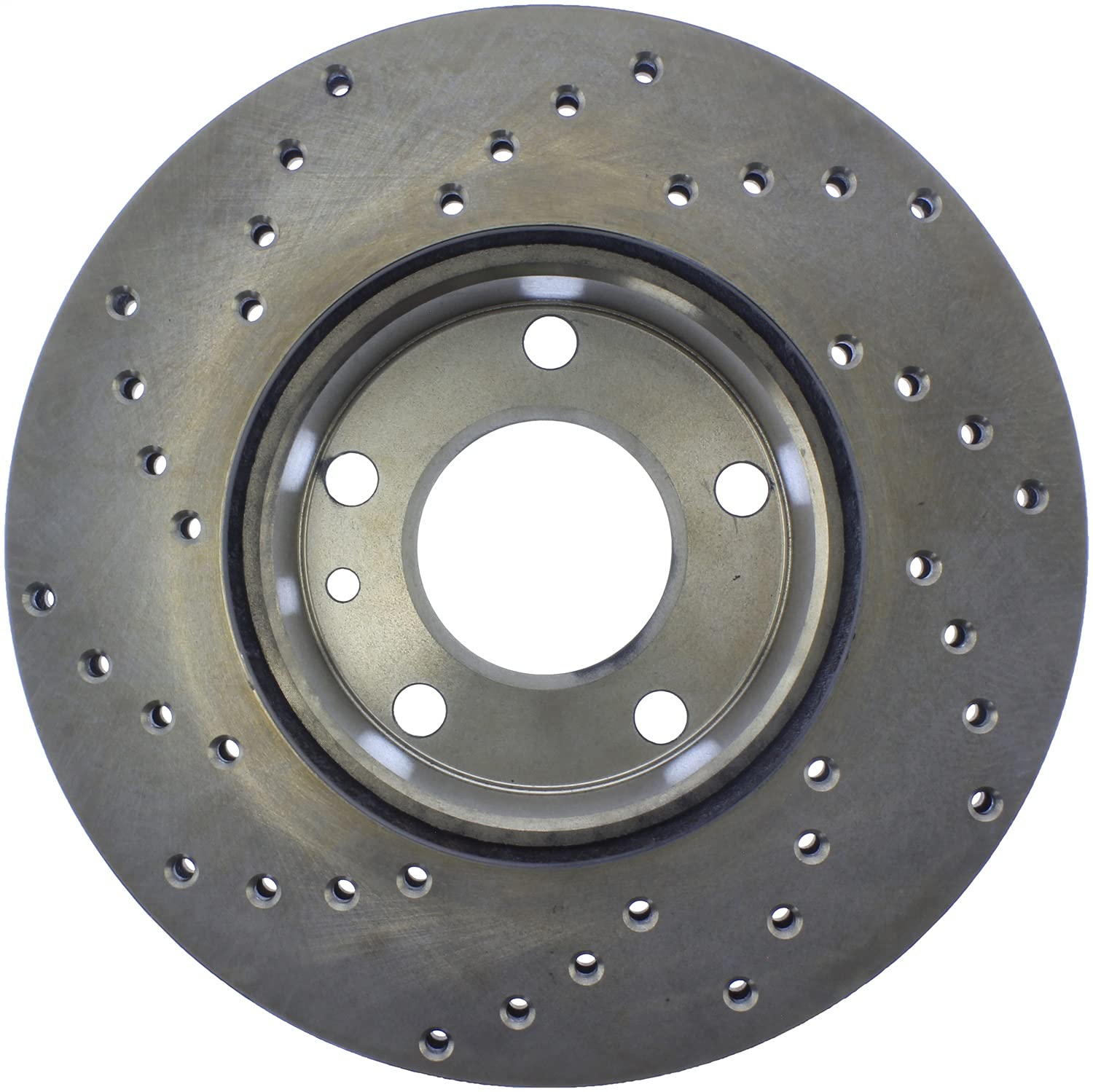 Sport StopTech 128.34008L Cross Drilled Brake Rotor (Front Left), 1 Pack