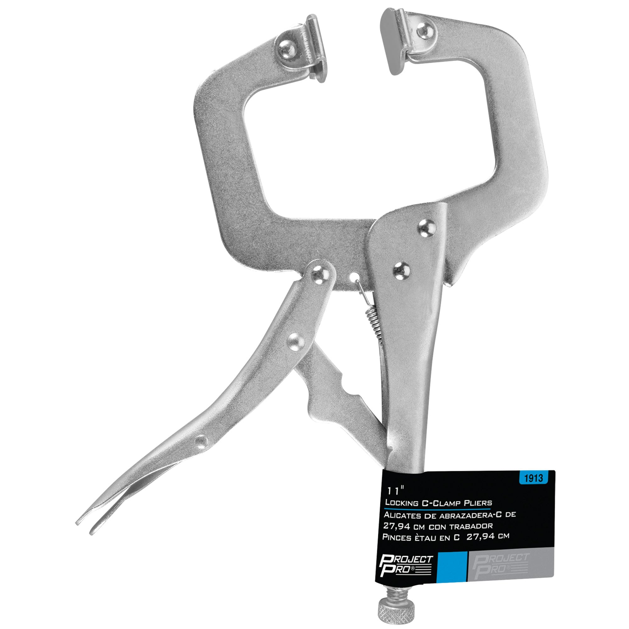 Heat Treated Alloy Steel Performance Tool 1913 Swivel Pad Pliers - Wide Opening Jaws for Strength, Durability, and Precision Work