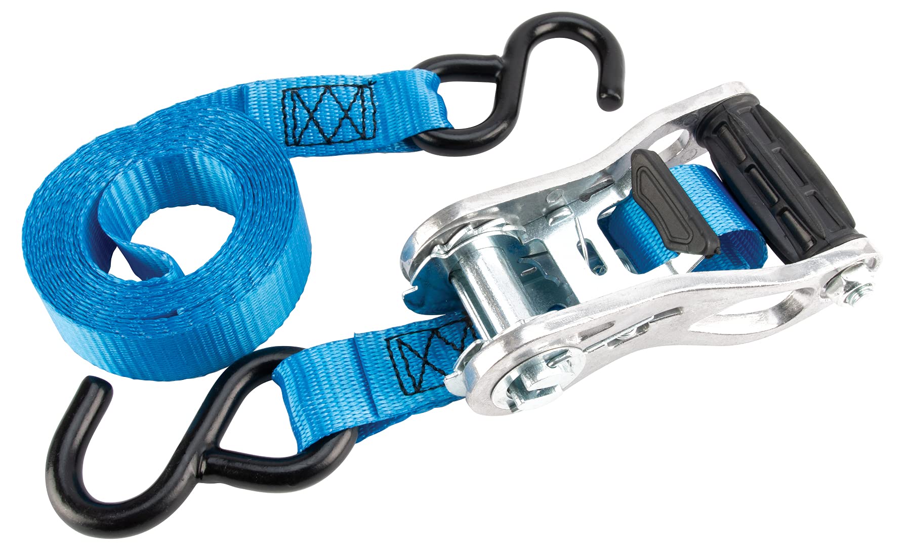 4Pk Performance Tool W1871 1-Inch X 10' Tie Down Straps SecureX - Heavy-Duty Ratchet Straps for Secure Hauling, Towing, and Cargo Control