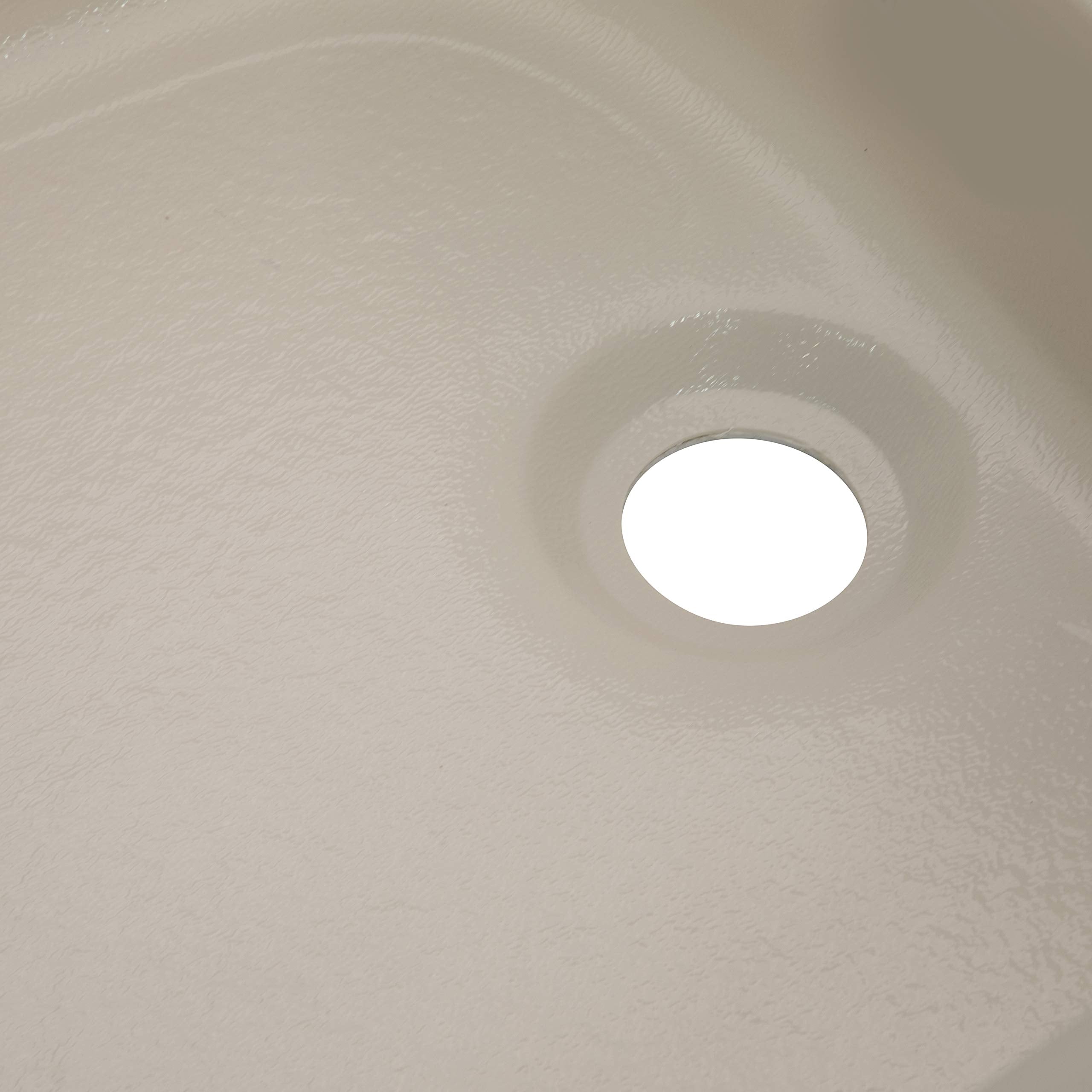 24" x 40" Lippert Replacement Parchment Bathtub with Right Drain, Scratch-Resistant ABS Acrylic for RVs, Travel Trailers, 5th Wheels, Motorhomes - P2440RHSPK