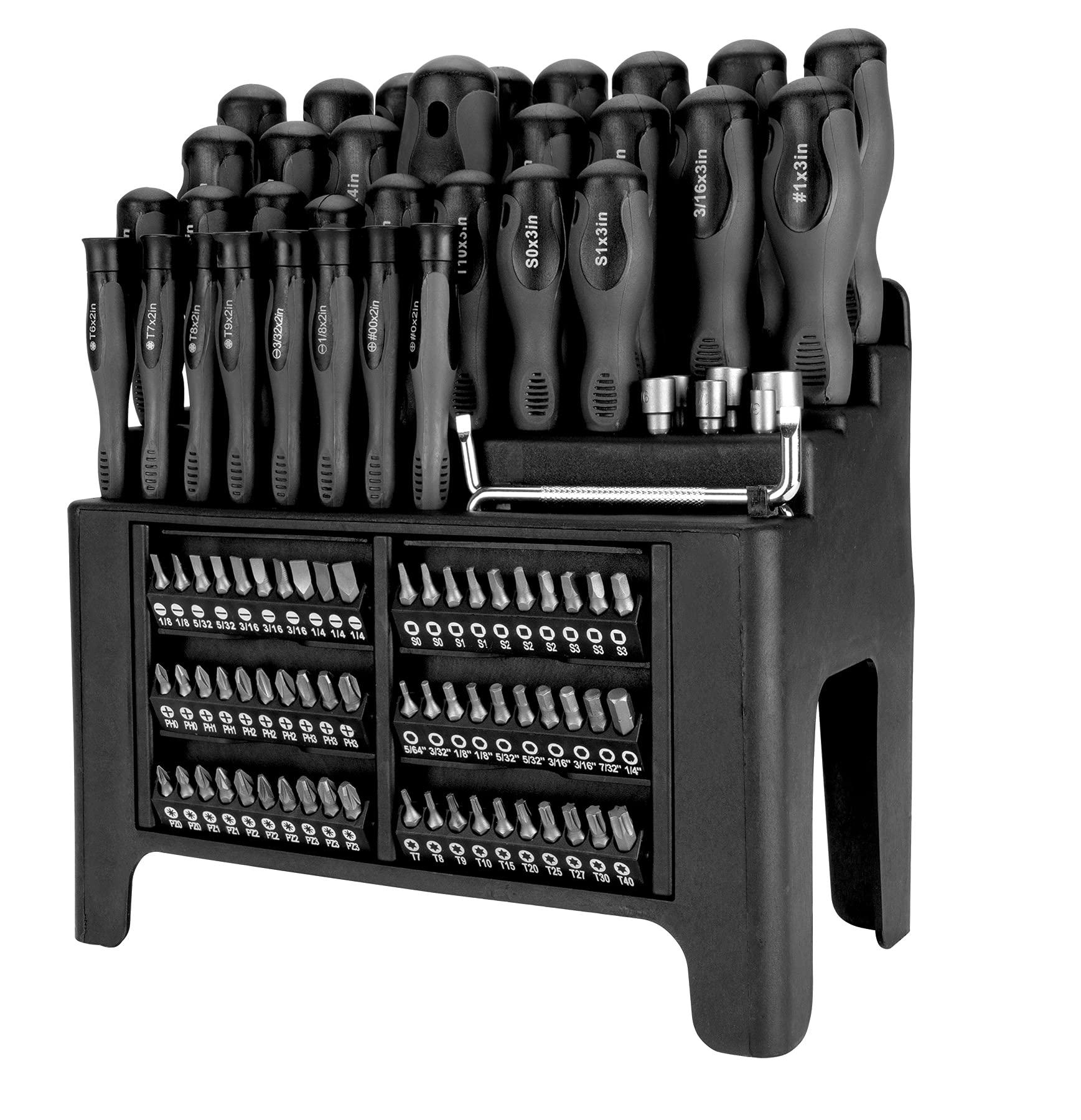 W1736 Performance Tool Screwdriver Set - Precision Magnetic Tips, Ergonomic Handles, Durable Construction for DIY and Professional Use