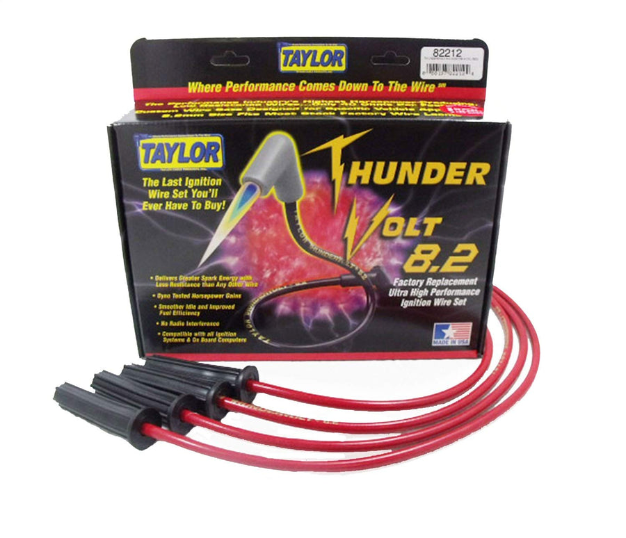 Thundervolt 8.2 Taylor Cable custom 4 cyl red
