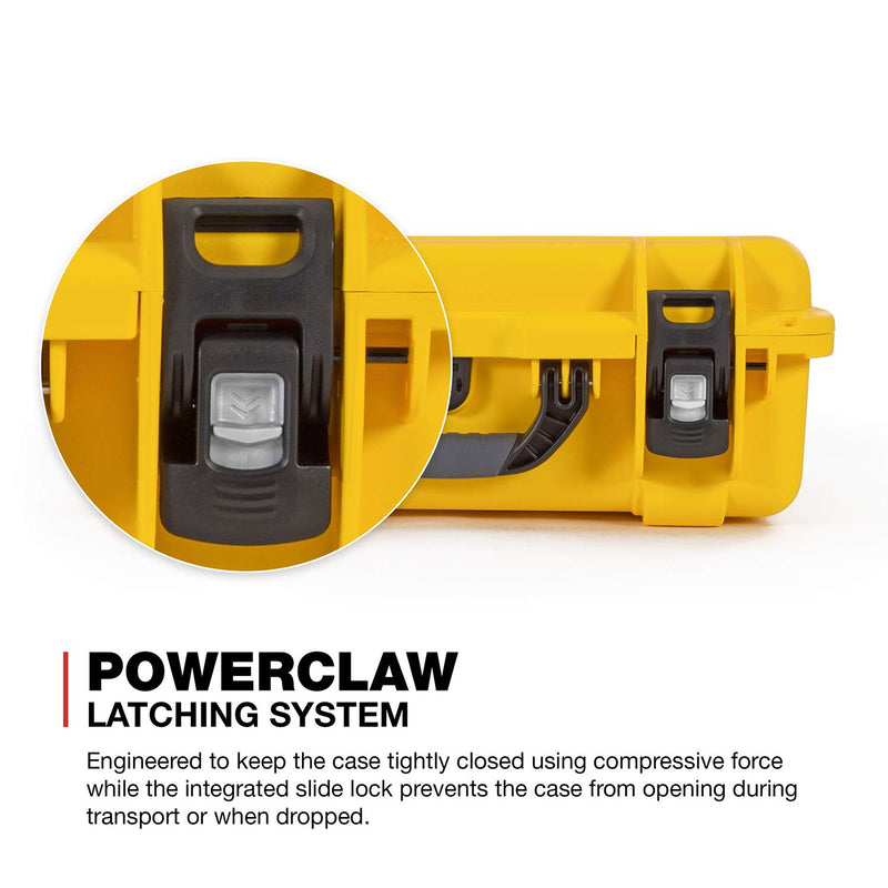 Nanuk Waterproof Hard Case 925 with Foam Insert for DJI Mavic 2 Pro|Zoom + Smart Controller, Crystalsky 5.5" or iPad - Yellow