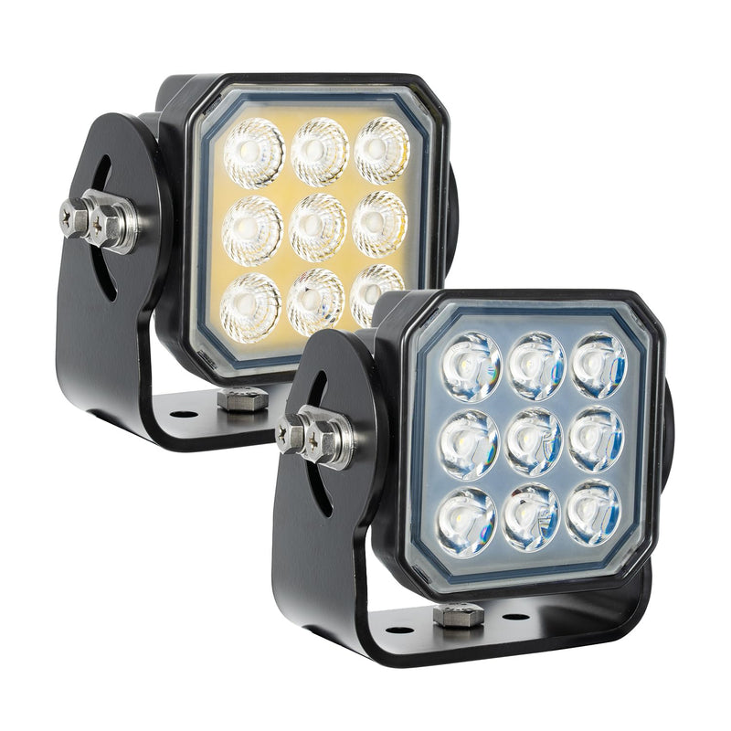 Vision X Prospector Lighting Work Light 9 Seven WATT LEDs Black HOUSING 10 Degree Beam