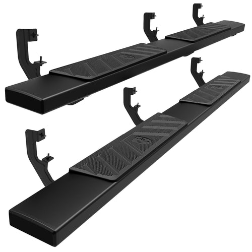 6" Riser Tyger Auto Running Boards Compatible with 2019-2026 Chevy Silverado GMC Sierra 1500; 2020-2026 2500 3500HD (Not Fit 19 LD) | Double Cab | TG-RS6C60238 | Side Step Rails Nerf Bars