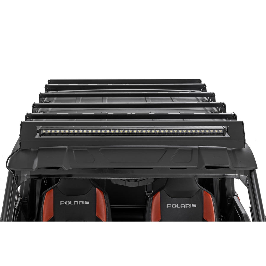 Rough Country Roof Rack with 210W 40" LED Combo Beam for 2024+ Polaris Xpedition ADV 5 - Modular UTV Roof Cargo Rack with Rugged, Trail-Ready Design