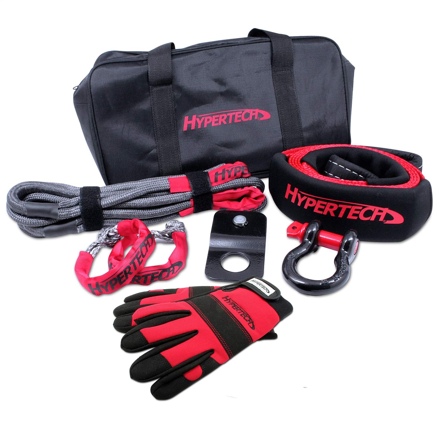 ATV and UTV Off-Road Recovery Kit Hypertech 3001011, Black