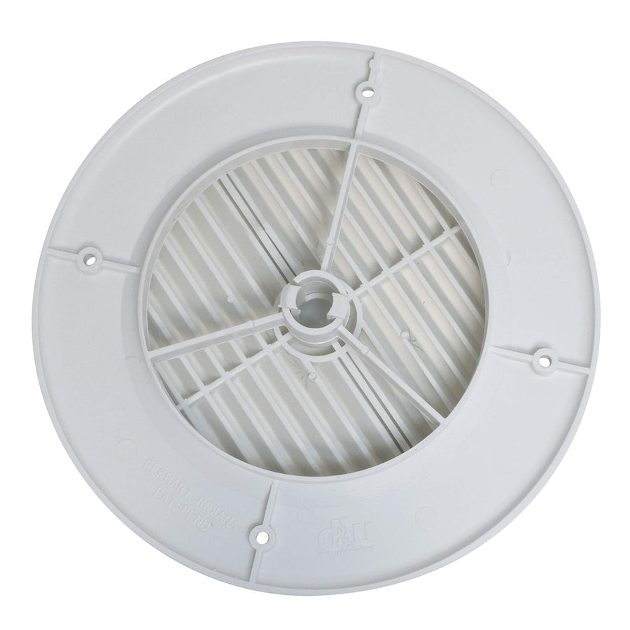 Air Port Valterra Louvered 4" Wh, White, 1 Count (Pack of 1)