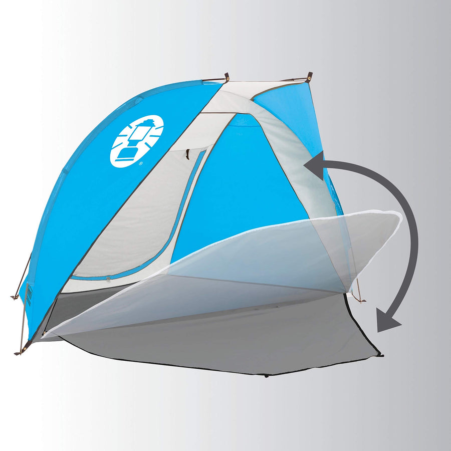Beach Tent Coleman Sun Shade | Portable Beach Shade with UPF 50+ Sun Protection