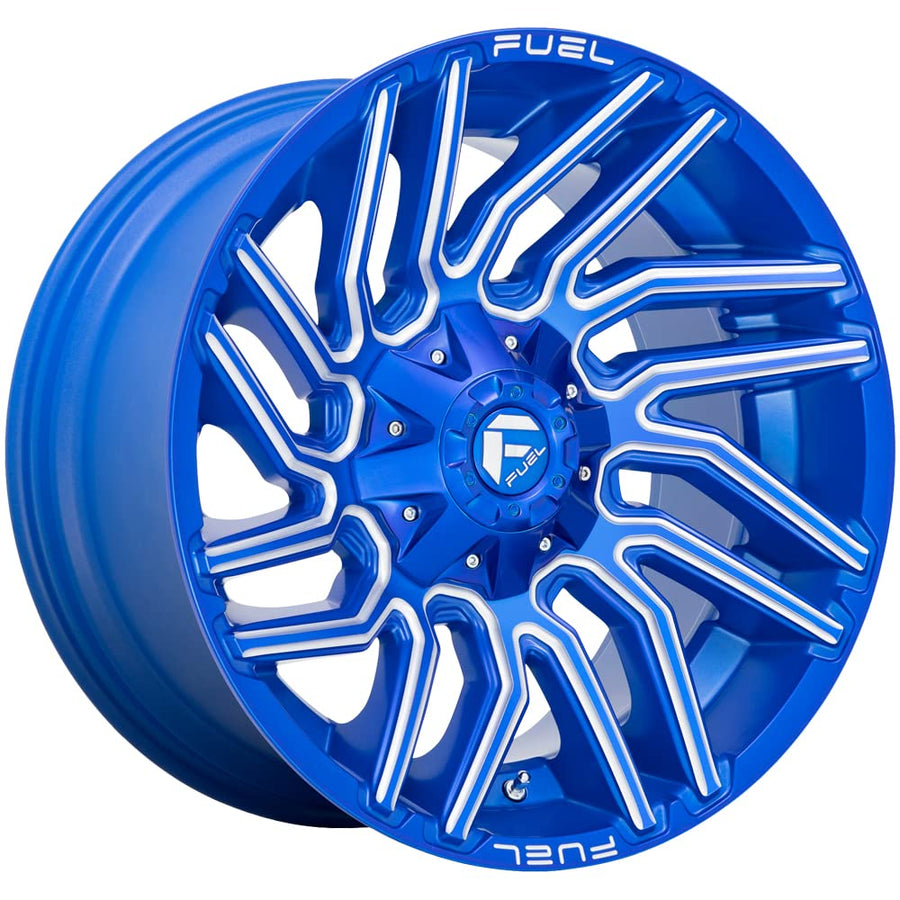 1PC Fuel D774 20X10 5X4.5/5.0 BLUE-MILL -18MM - D77420002647