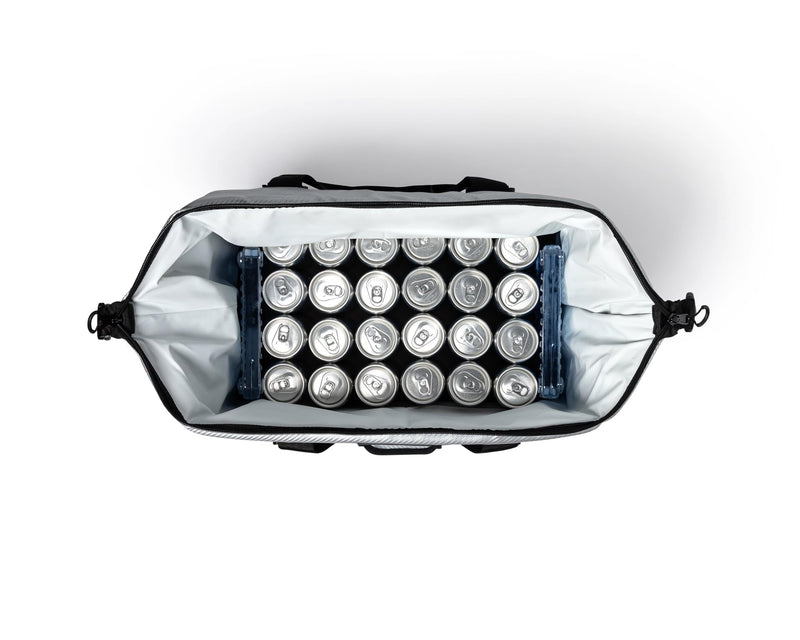AO Coolers Carbon Expedition Soft Cooler with High-Density Insulation, Silver, 48-Can