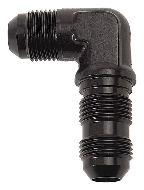 Edelbrock Russell 661263 Black -8 AN 90 Degree Flare Bulkhead