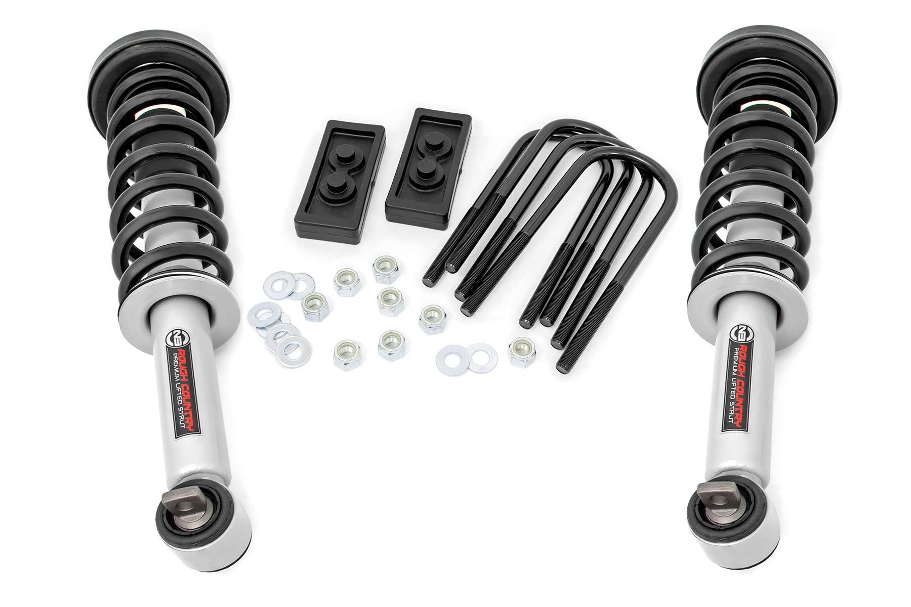 Rough Country 2.5" Lift Kit Suspension for 2021-2023 F-150 Tremor 4WD - 51028