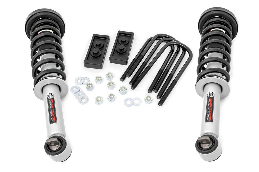 Rough Country 2.5" Lift Kit Suspension for 2021-2023 F-150 Tremor 4WD - 51028