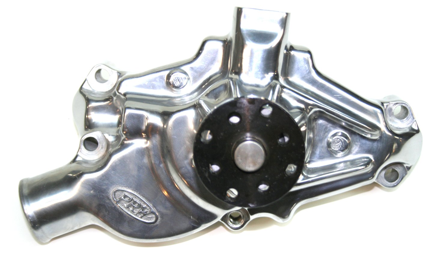 Performance Quotient PRW 1435013 Polished 3/4" Pilot Shaft Competition Plus Aluminum Water Pump for Chevy SB Corvette 1971-82