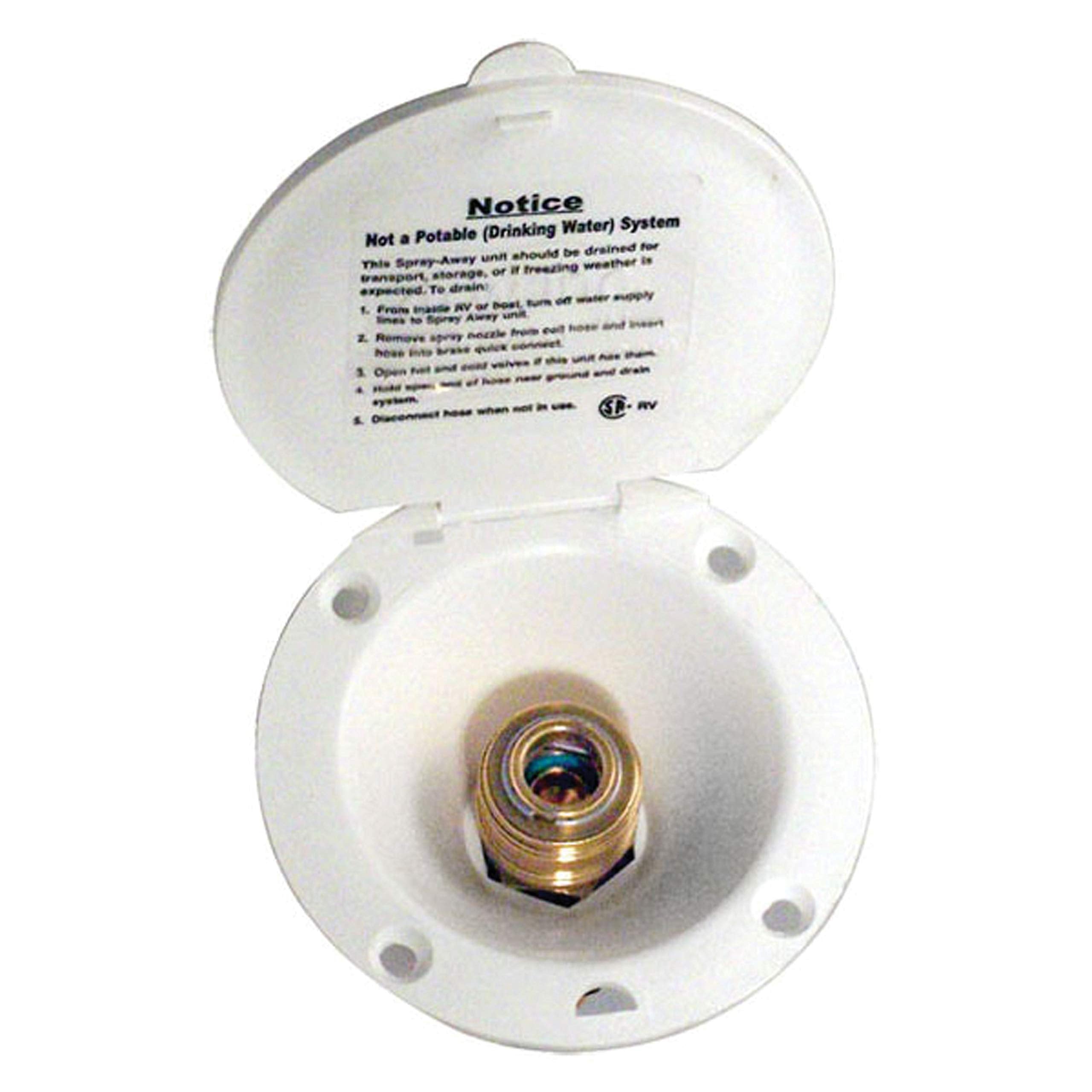 White Valterra PF147005 Spray Port