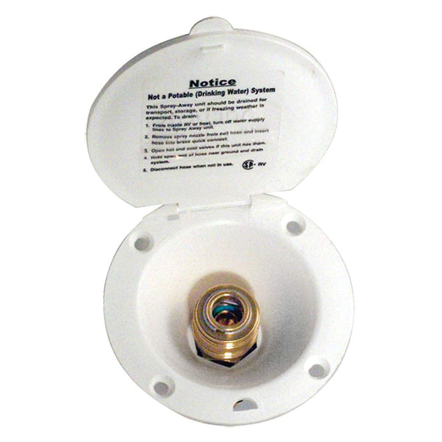 White Valterra PF147005 Spray Port
