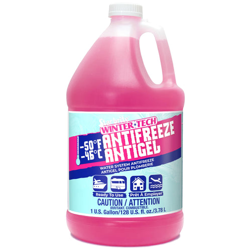 Winter Tech STAR BRITE -50°F Water System Antifreeze – Ready-to-Use Formula, Protects Pipes and Water Systems from Burst Damage, Ideal for RVs, Boats, and Seasonal Homes