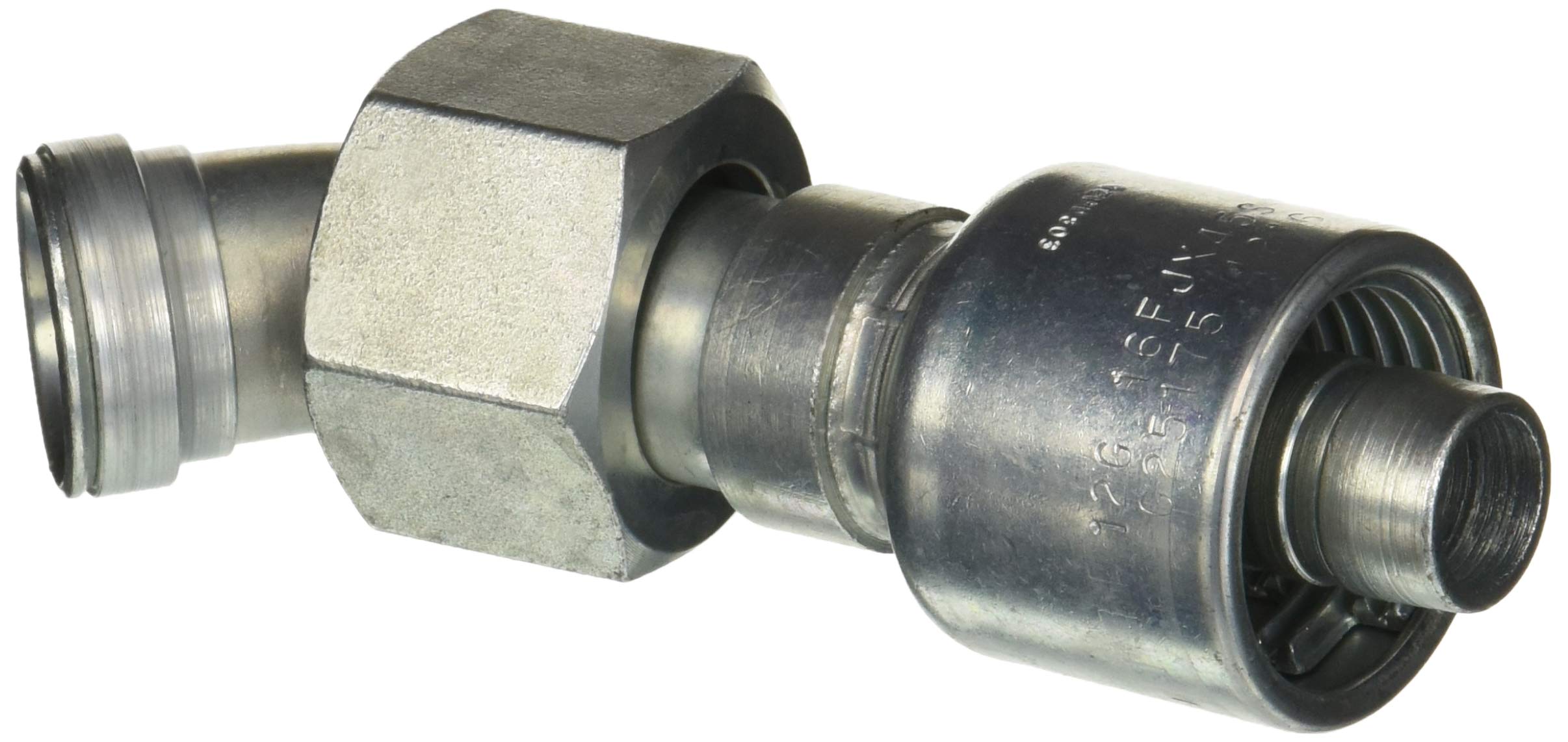 Gates G25175-1216 45 Bent Tube Female Jic 37 Flare Swivel (Mega Crimp)