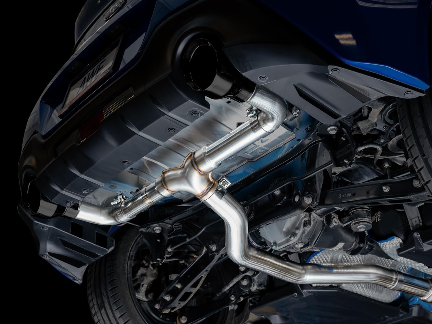 Subaru BRZ / Toyota GR86 / Toyota 86 AWE Track Edition Cat-Back Exhaust- Diamond Black Tips