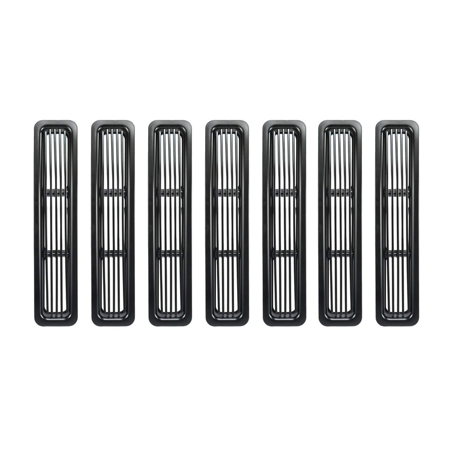 Grille Insert, Black | Rugged Ridge Billet Style | 11401.03 | Fits 1997-2006 Jeep Wrangler TJ